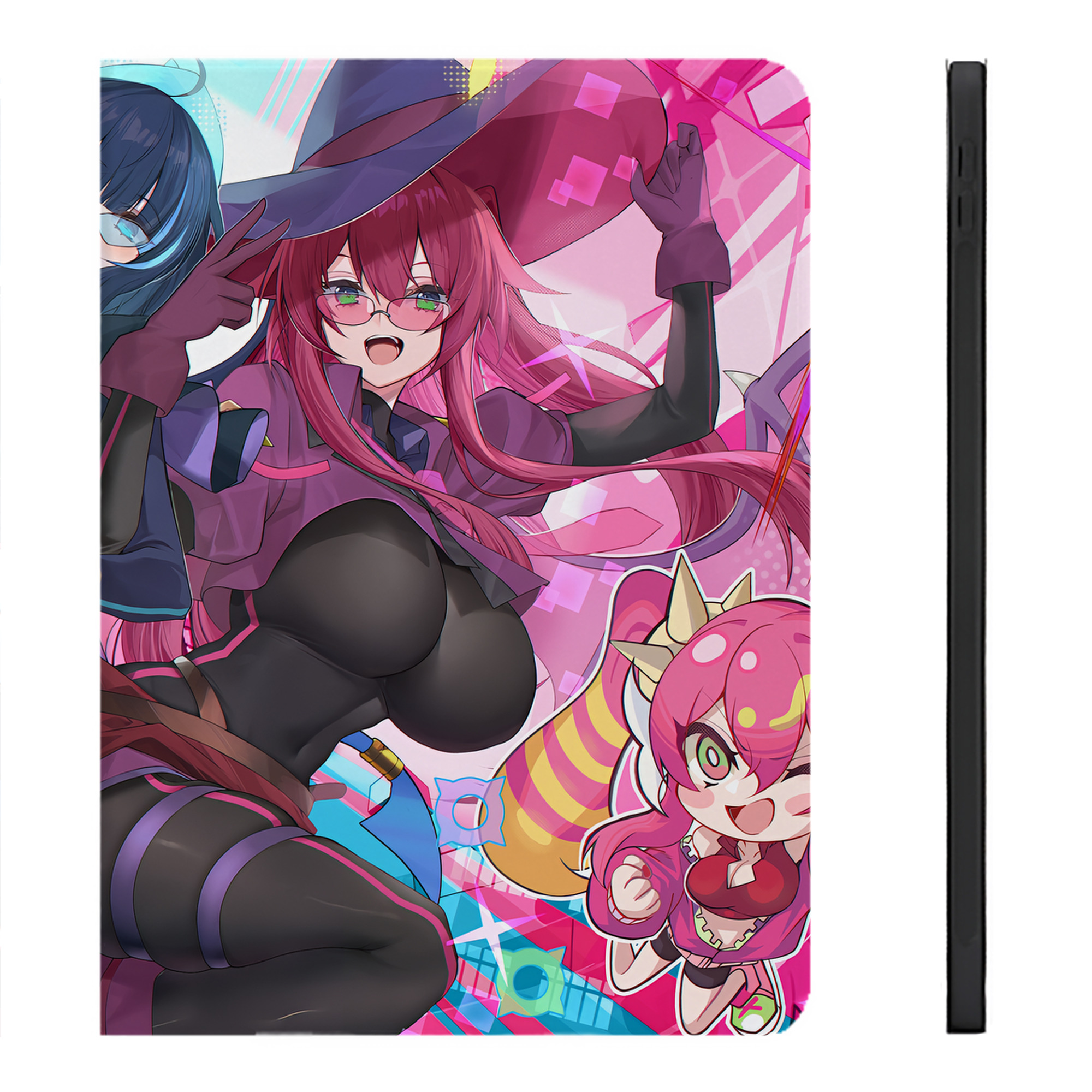 （画像用） 遊☆戯☆王 Yu-Gi-Oh! IPadケース ペンホルダー付き ブックスタイルデザイン